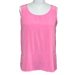 Vintage Neiman Marcus Silk Blouse Pink M